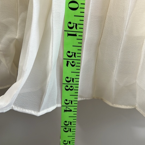 Self-Portrait White Midi A-Line Skirt - Picture 14 of 16